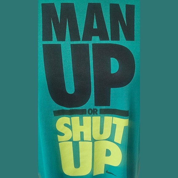 Nike Teal and Yellow Graphic Tee - Picture 9 of 15